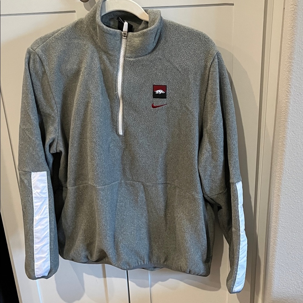 Nike Arkansas Razorback fleece quarter zip